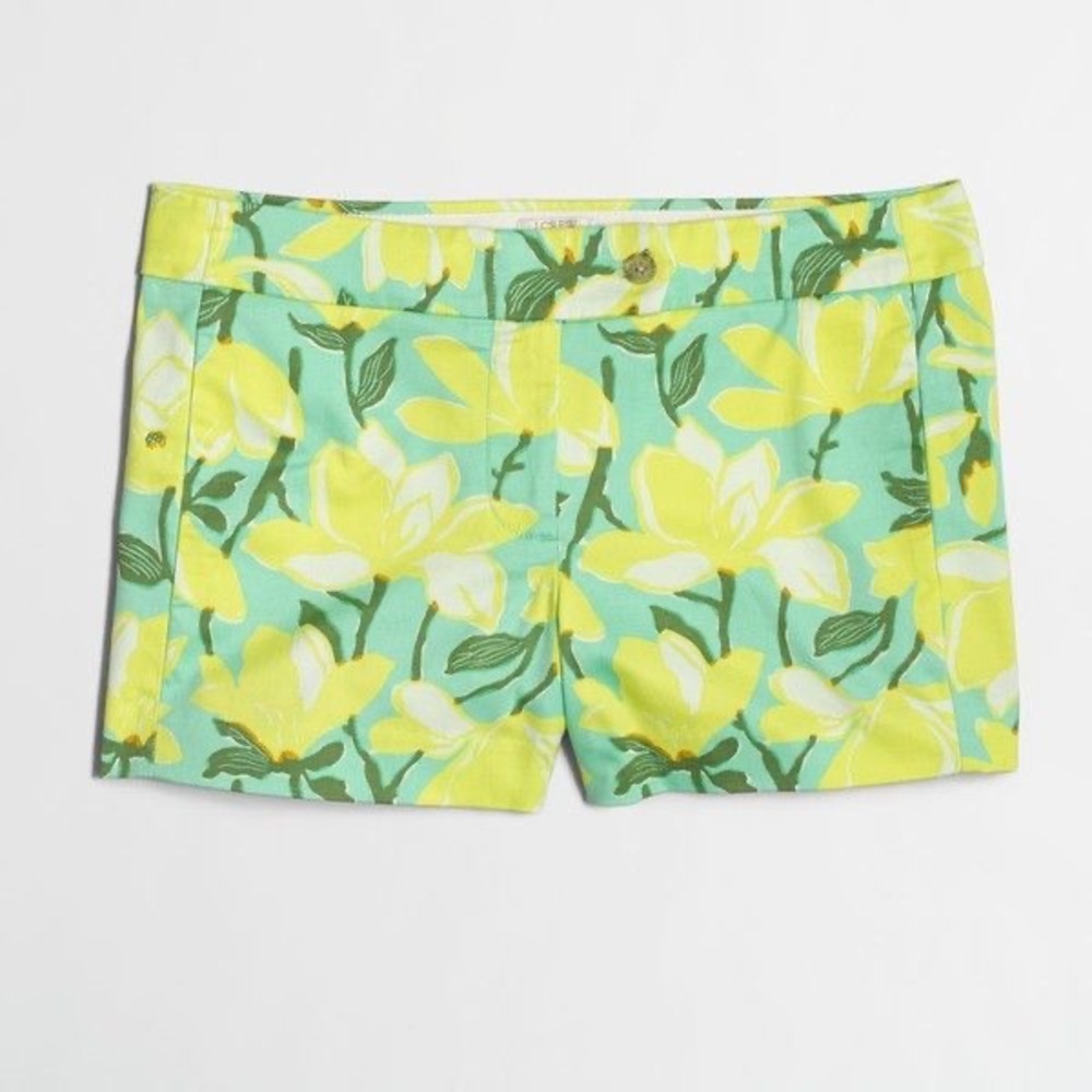 J. Crew floral chino short